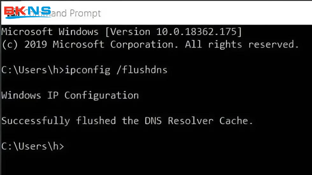 Xóa Flushing Cache để khắc phục lỗi DNS_Probe_Finished_Nxdomain