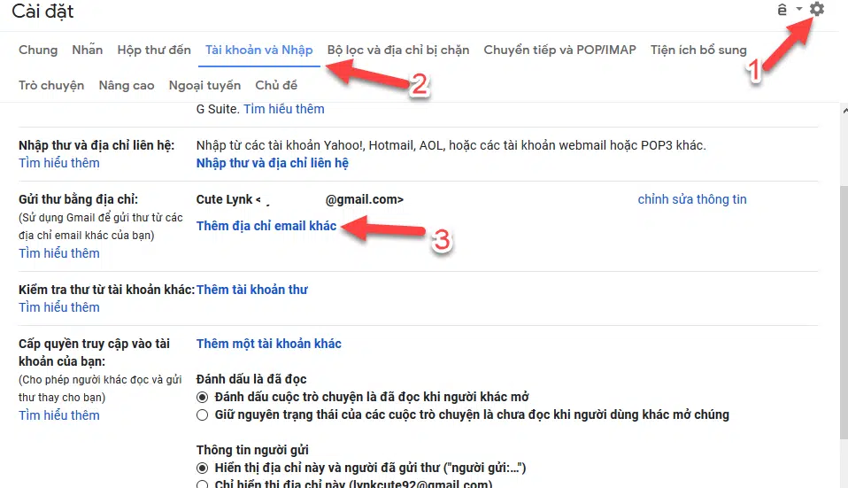 Thêm địa chỉ email