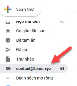 Xem riêng các email được gán nhãn này
