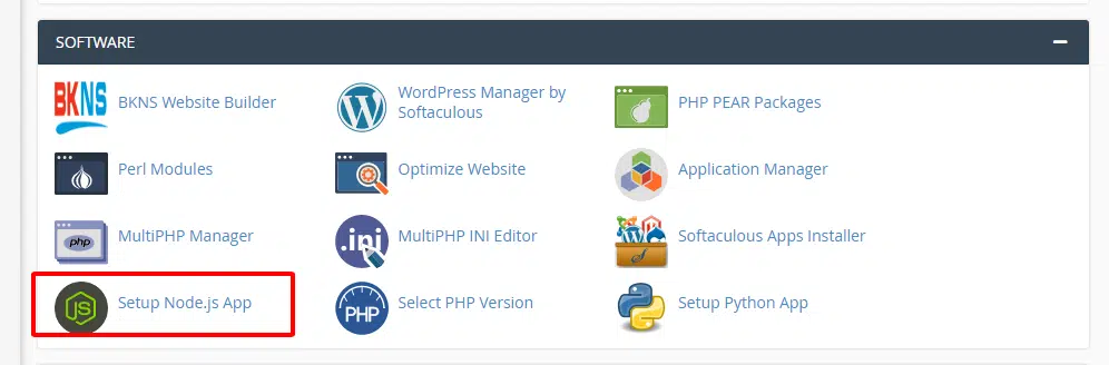 Setup Node.js App