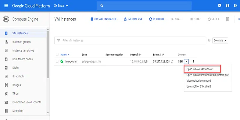 Tiến hành sử dụng VPS