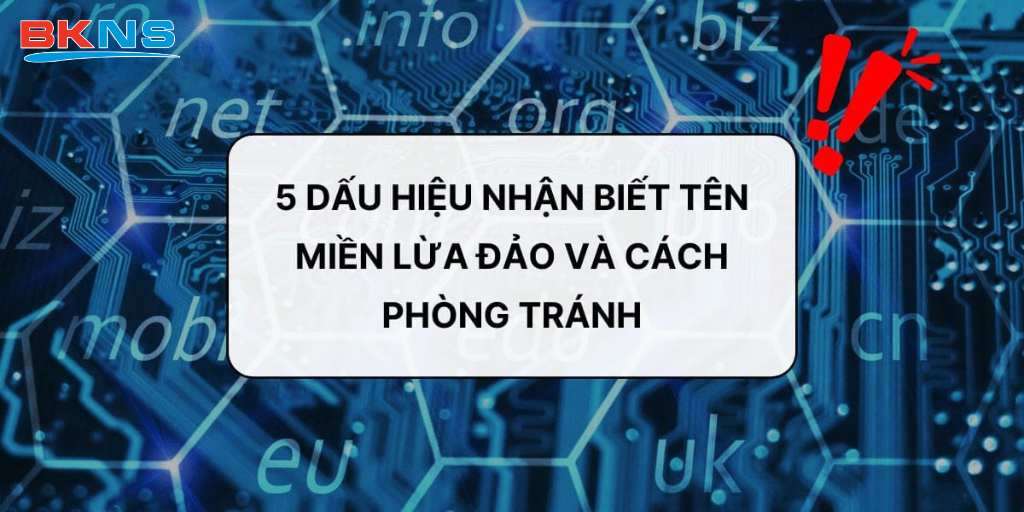 5 dấu hiệu nhận biết tên miền lừa đảo và cách phòng tránh
