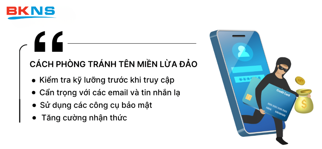 Cách phòng tránh tên miền lừa đảo