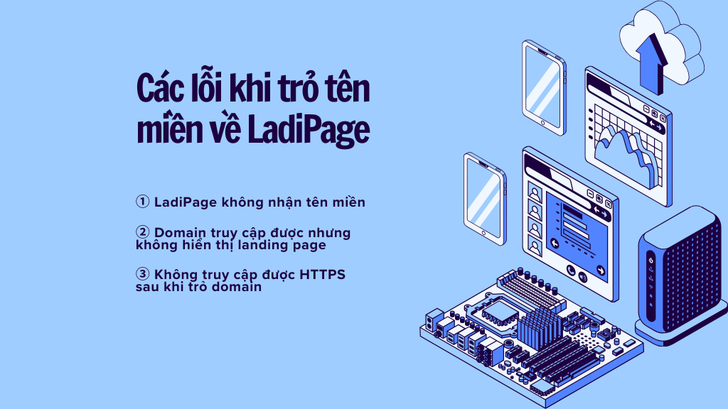 Các lỗi thường gặp khi trỏ tên miền về LadiPage