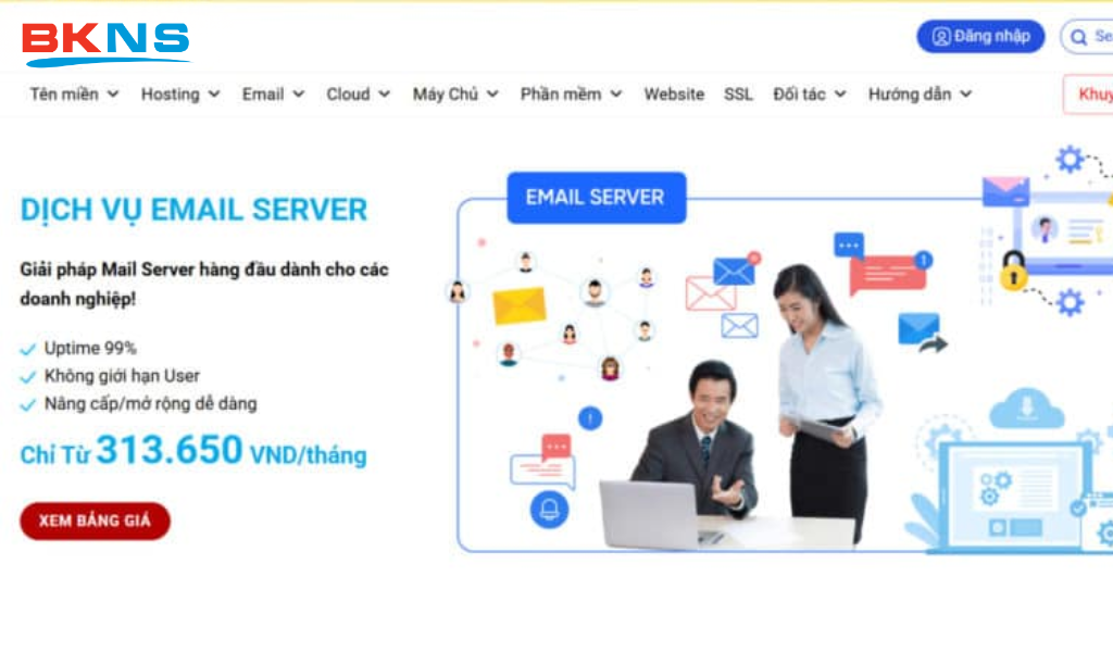 Dịch vụ Email Server tại BKNS