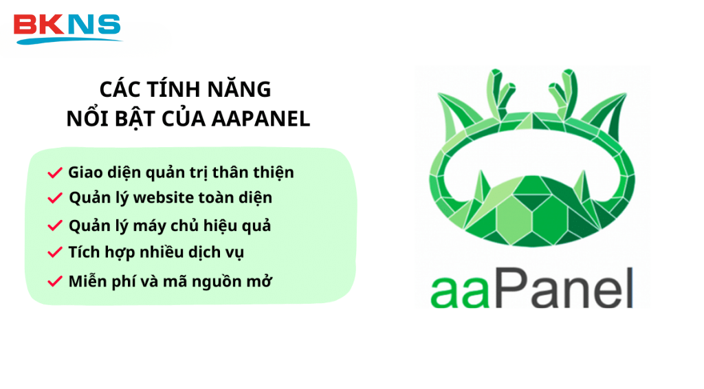 Các tính năng nổi bật của aaPanel