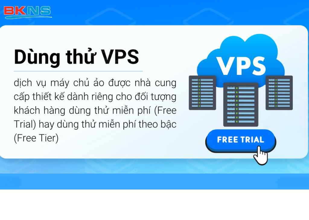 Dùng thử VPS phổ biến hiện nay
