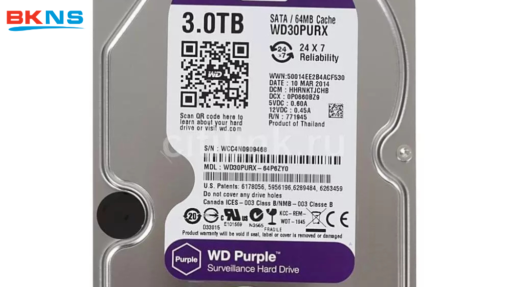 Thông số kỹ thuật hdd