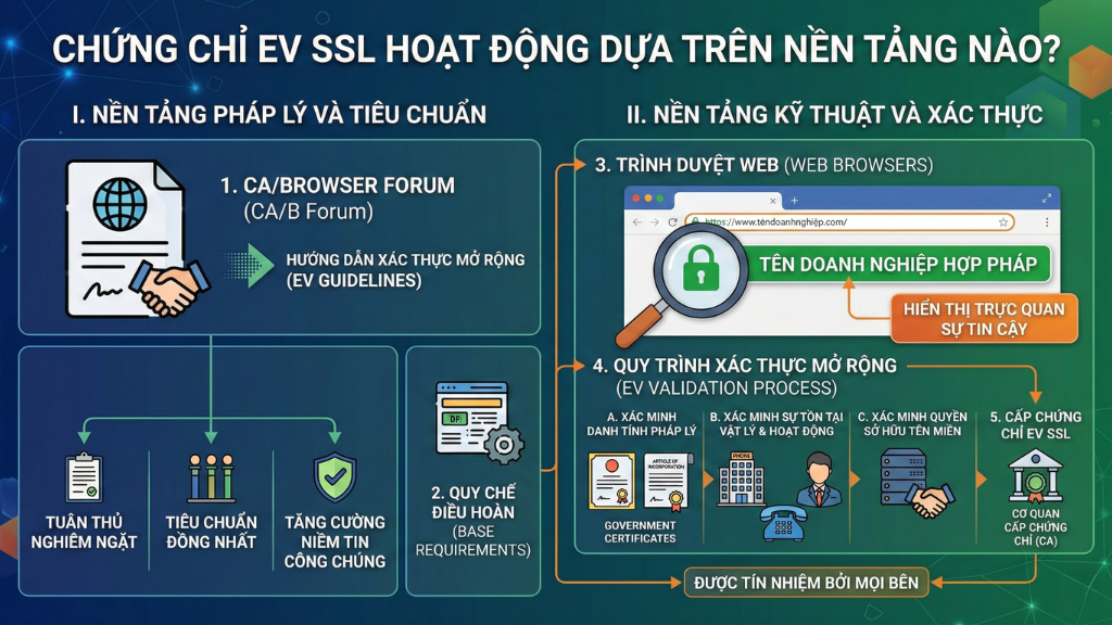 EV SSL hoạt động dựa trên nền tảng nào?