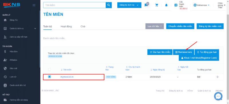 Hướng dẫn cách kiểm tra Nameserver của một tên miền bất kỳ
