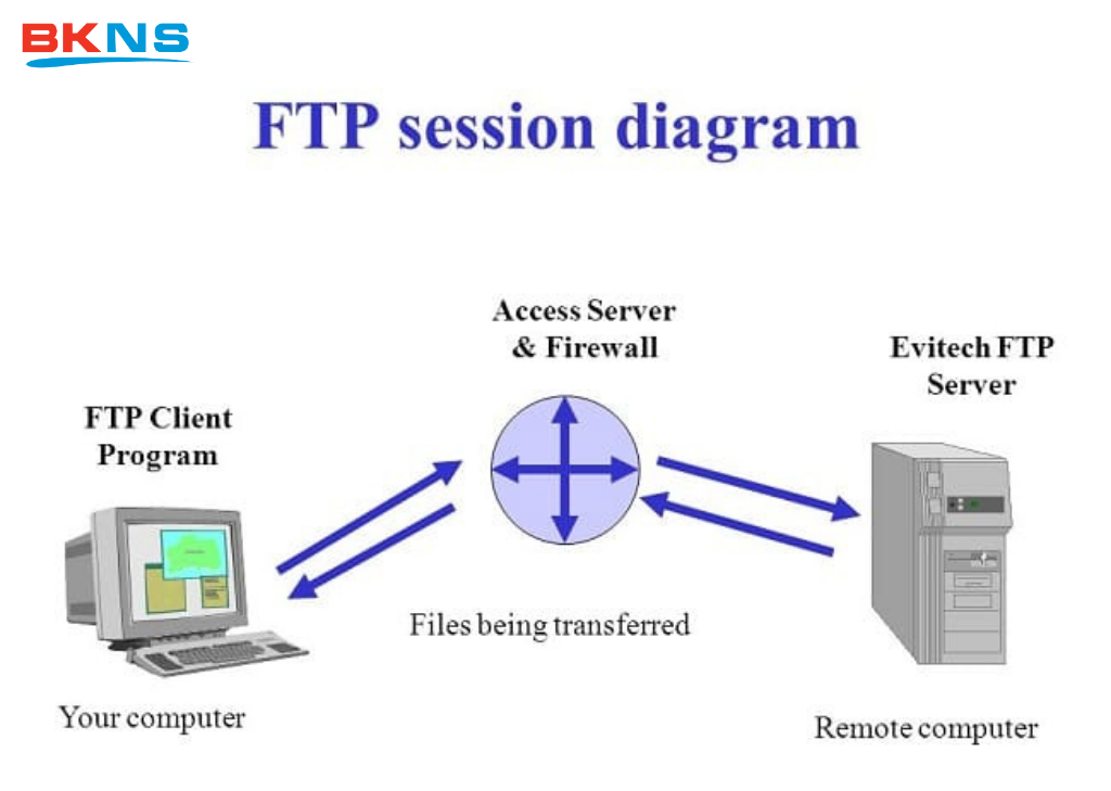 Để FTP hoạt động phải có FTP server và FTP Client