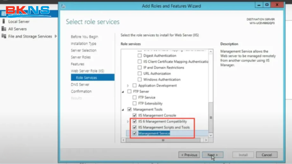 Thêm các công cụ quản lý Server