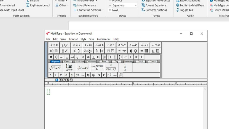 Các tính năng nổi bật của MathType 7