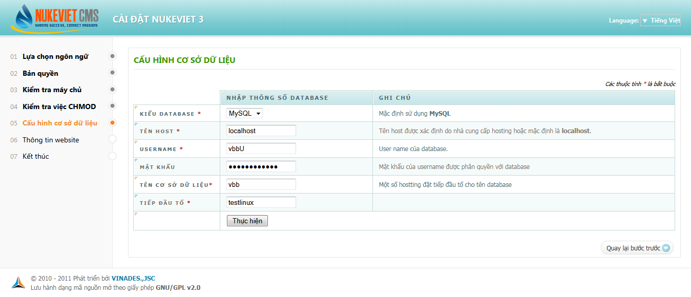 Hướng dẫn Upload và cài đặt NukeViet lên host.