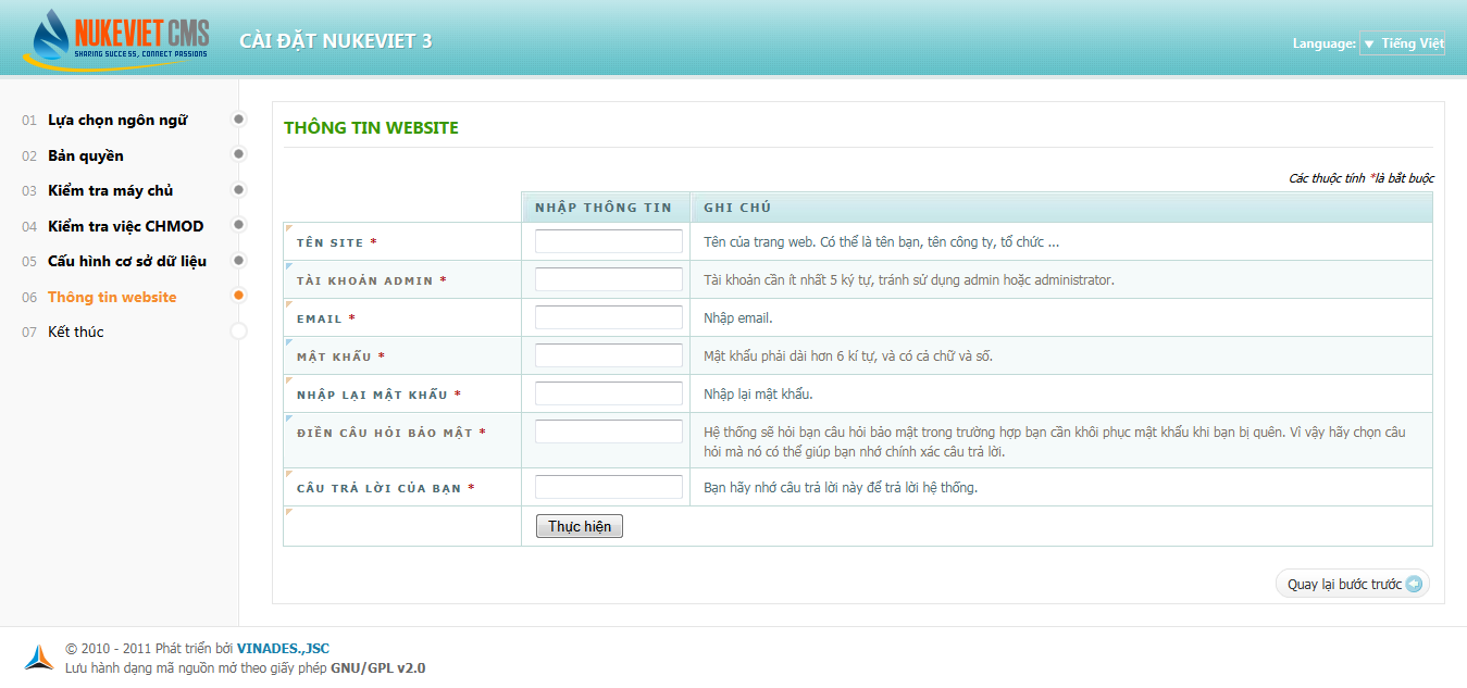 Hướng dẫn Upload và cài đặt NukeViet lên host.
