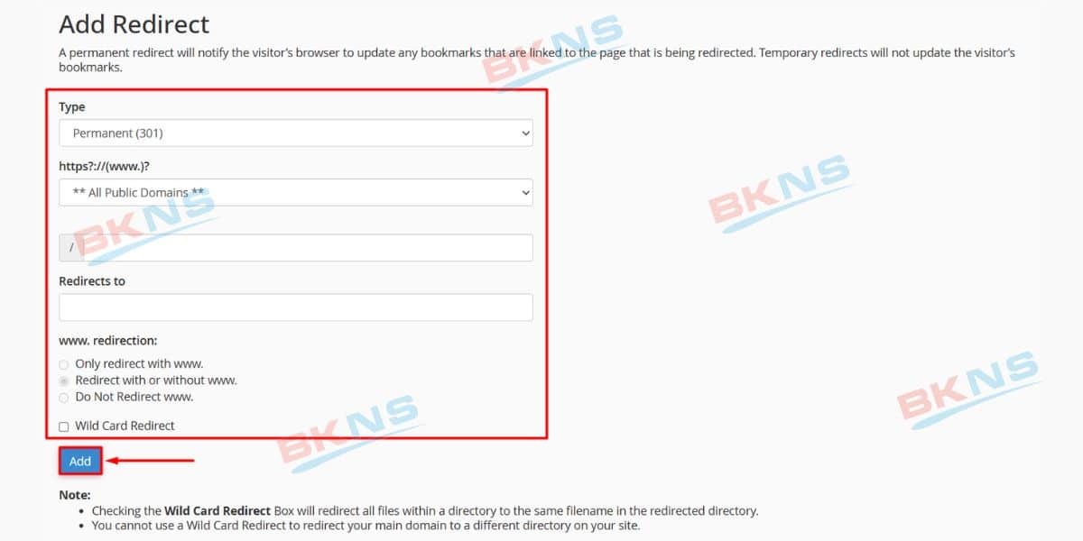 Điền đầy đủ thông tin và chọn Add để hoàn tất