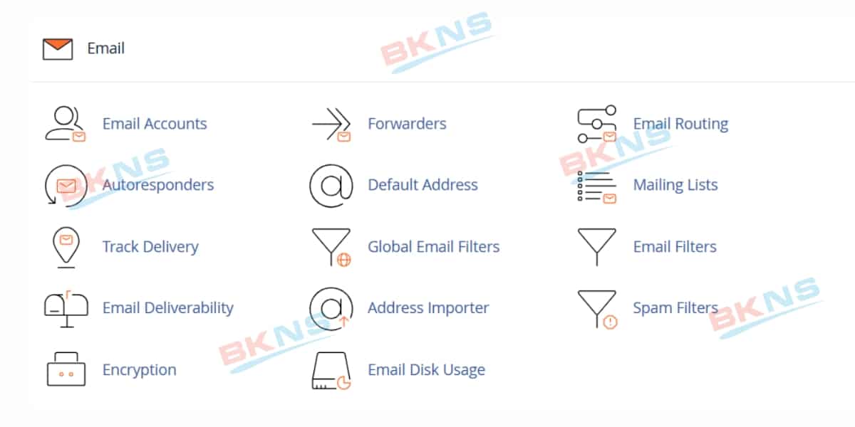 Giao diện quản lý email