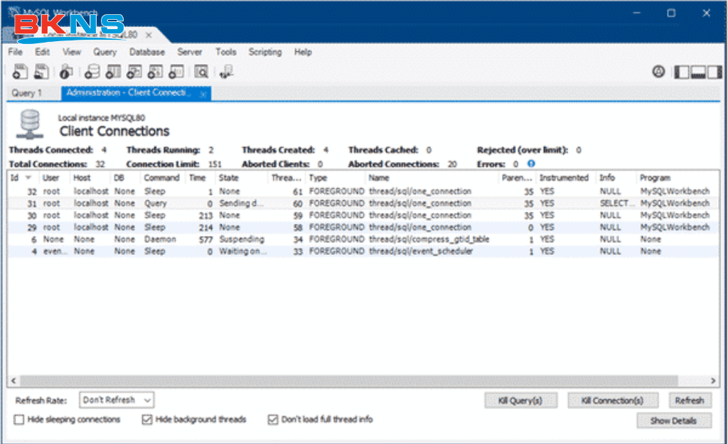 MySQL Client là một thuật ngữ phổ biến trong mysql