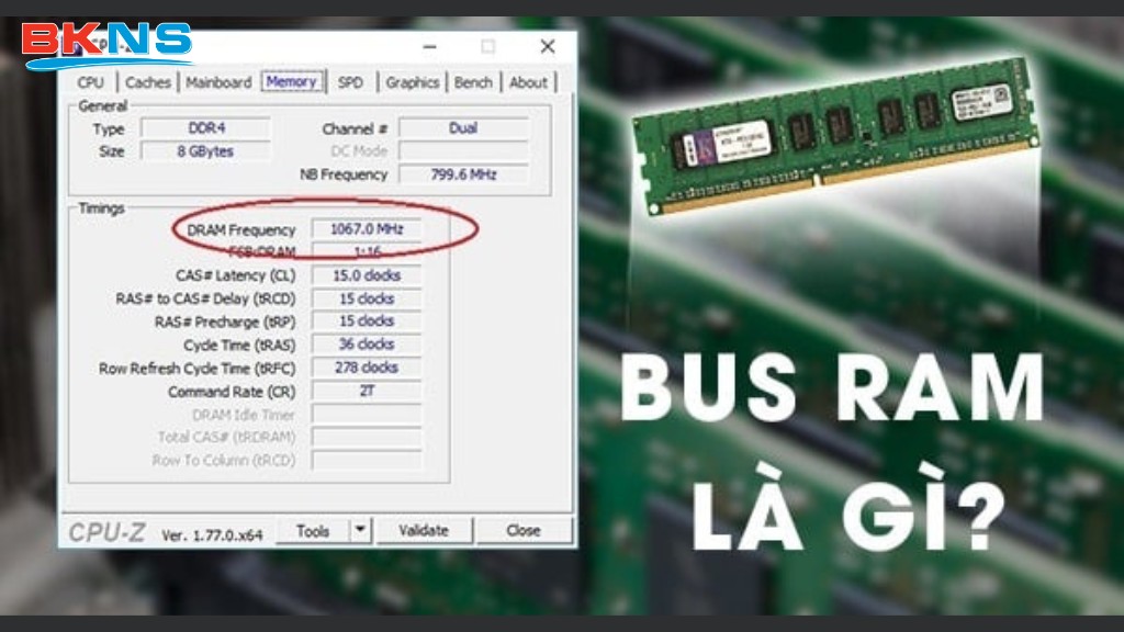 Bus là tốc độ xử lý dữ liệu của một RAM server.