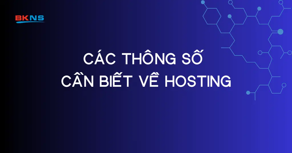 Các thông số cần biết về Hosting