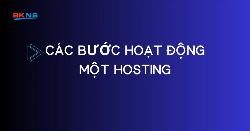 Các bước hoạt động một Hosting