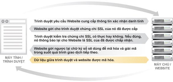 Tiêu chuẩn xác thực – SSL chỉ được cung cấp bởi các đơn vị cấp phát chứng thư (CA)