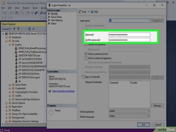 Hướng dẫn Reset mật khẩu SA trong Sql Server - BKNS