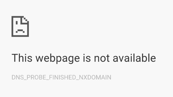 DNS_Probe_Finished_Nxdomain