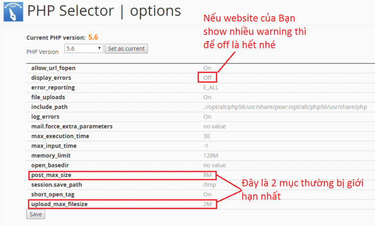 Cách sử dụng Select PHP Version trên cPanel hosting