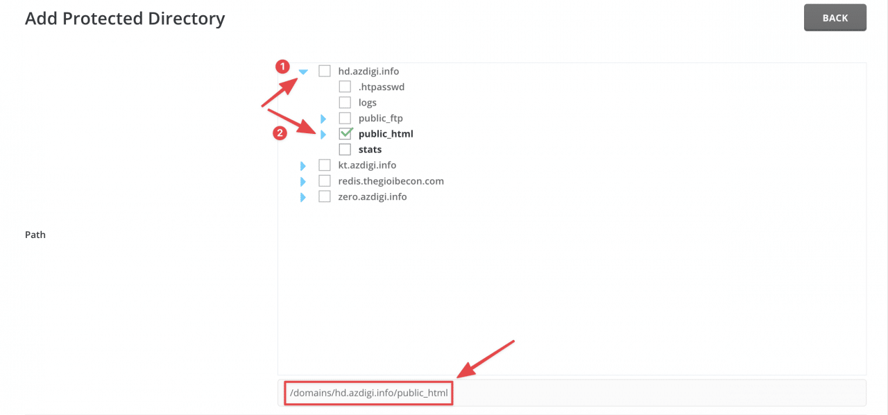 Password Protected Directories