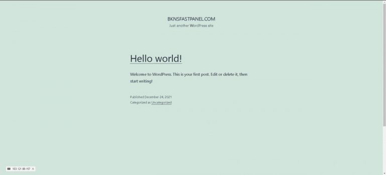 Hướng dẫn tạo một Website WordPress bằng FastPanel nhanh nhất
