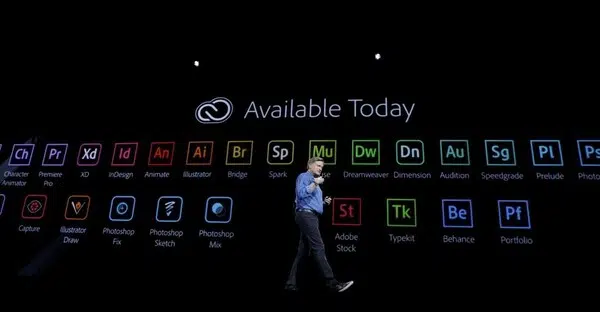 Adobe Creative Cloud có hơn 20 ứng dụng 