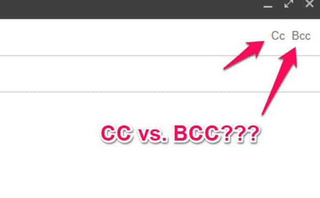 BCC email cho phép người dùng ẩn danh sách người nhận trong các email