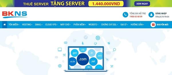 BKNS nằm trong Top 10 nhà cung cấp Hosting có lượng người dùng nhiều nhất tại Việt Nam