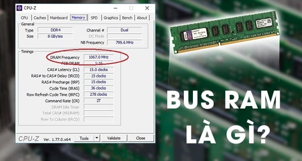 Bus là tốc độ xử lý dữ liệu của một RAM server.