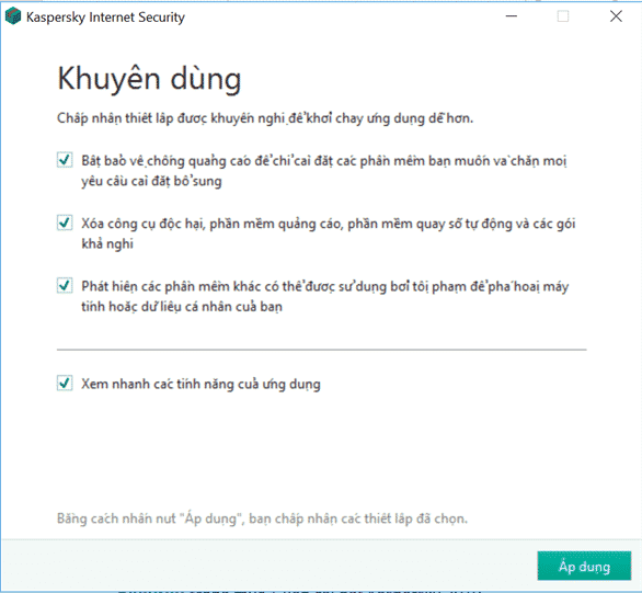 cách cài đặt phần mềm diệt virus kaspersky 3