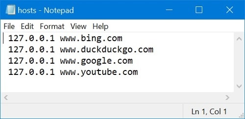 Cách chặn web bằng cách chỉnh sửa tệp Hosts trong Windows 10 2