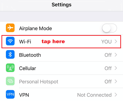 Cách đổi DNS Server trên thiết bị iOS