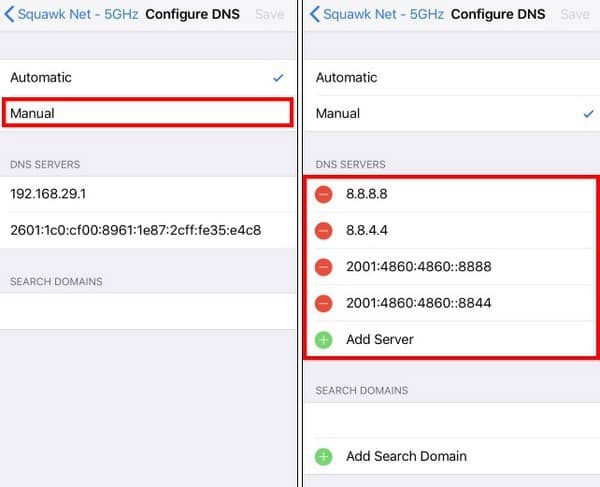 Cách chỉnh DNS Google trên iPhone 1
