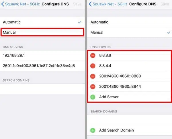 Cách chỉnh DNS Google trên iPhone 1