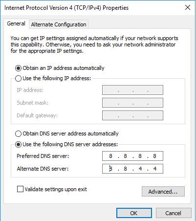 Cách đổi DNS trên Windows 10 3