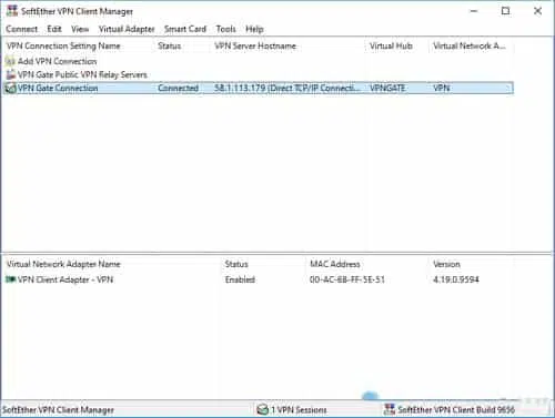 Cách dùng VPN Gate Fake IP 4