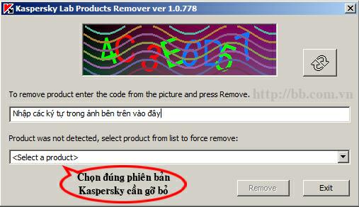 cách gỡ bỏ phần mềm diệt virus Kaspersky 2