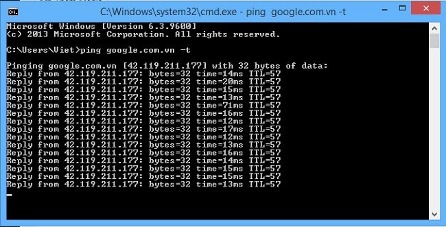 Cách kiểm tra Ping  1