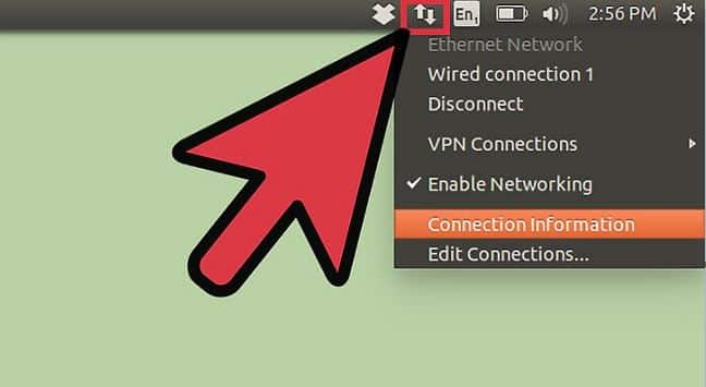 Cách xem ip wifi trên máy tính chạy hệ điều hành Linux