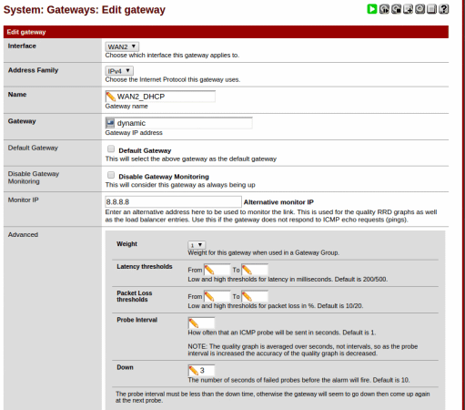 Cài đặt Failover trên nền tảng pfSense 12