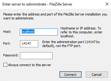 Cài đặt FileZilla  2