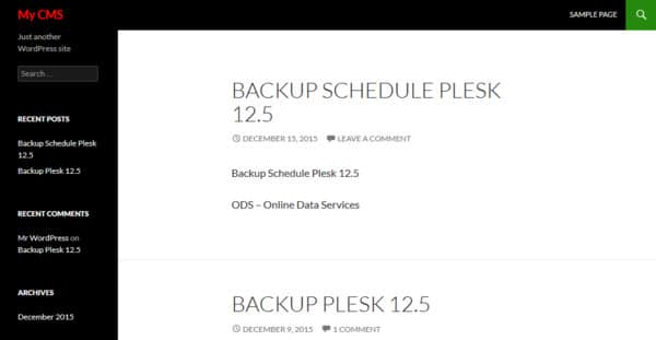 Hướng Dẫn Cấu Hình Backup & Restore Trên Plesk Panel 12.5