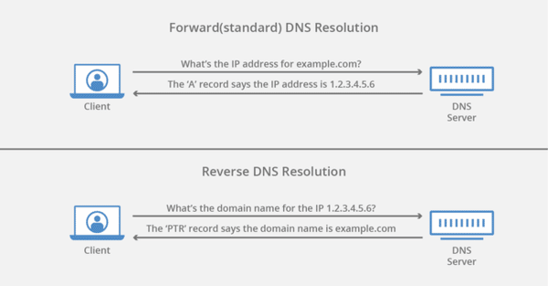 Cấu hình của Reverse DNS
