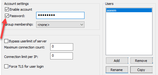 Cấu hình máy chủ FileZilla FTP 1